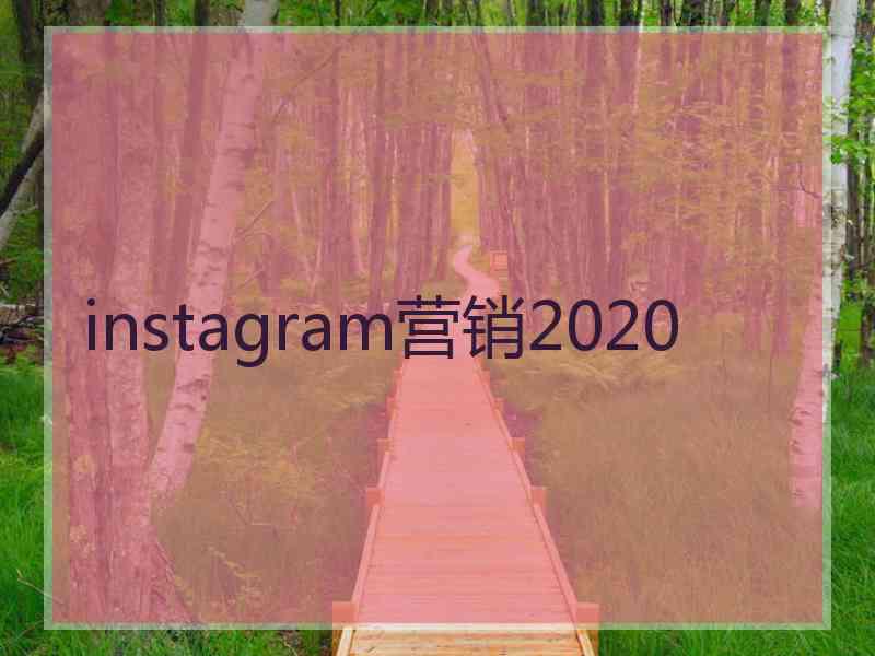 instagram营销2020 instagram营销2020