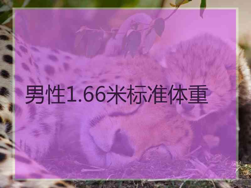 男性1.66米标准体重 男性1.66米标准体重