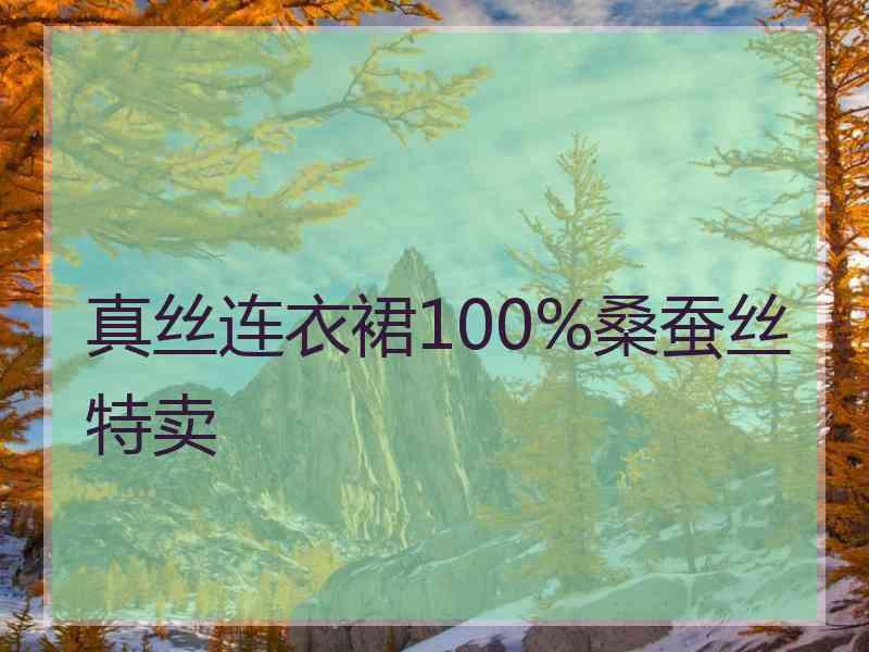 真丝连衣裙100%桑蚕丝特卖 真丝连衣裙100%桑蚕丝特卖