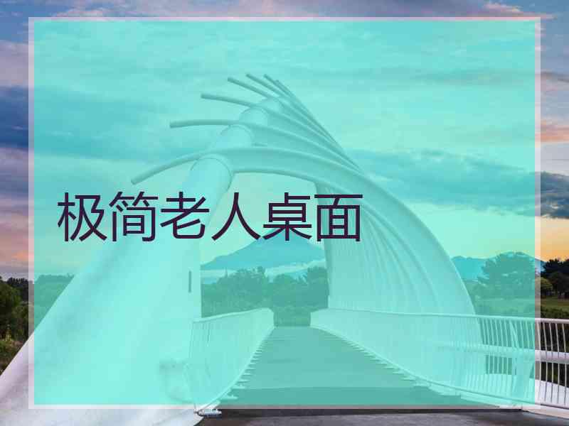 极简老人桌面 极简老人桌面