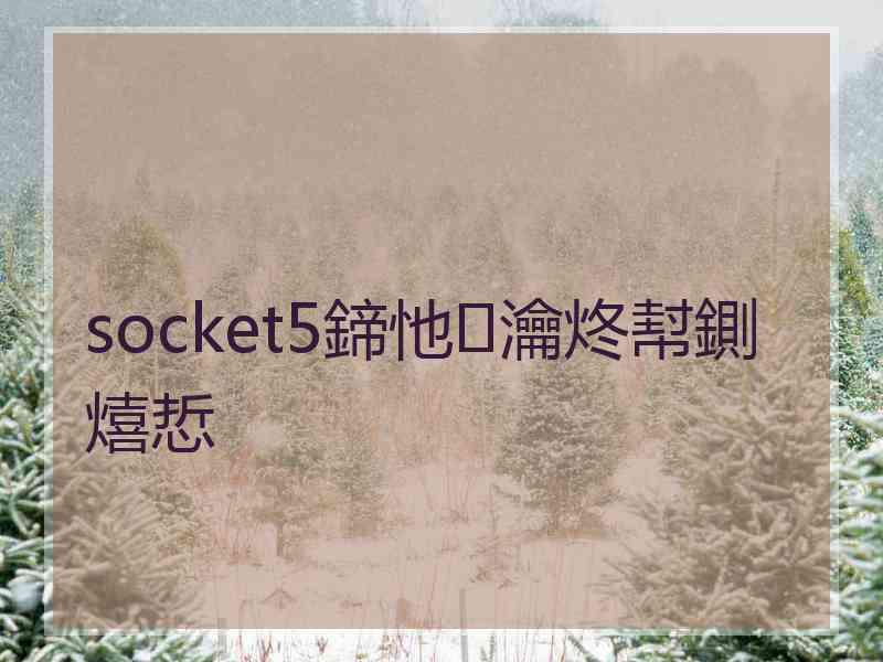 socket5鍗忚瀹炵幇鍘熺悊 socket5鍗忚瀹炵幇鍘熺悊