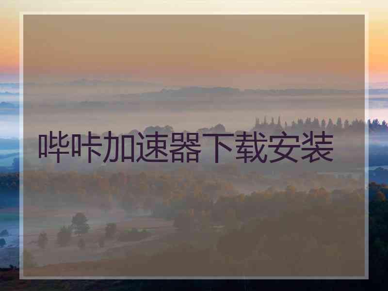 哔咔加速器下载安装 哔咔加速器下载安装