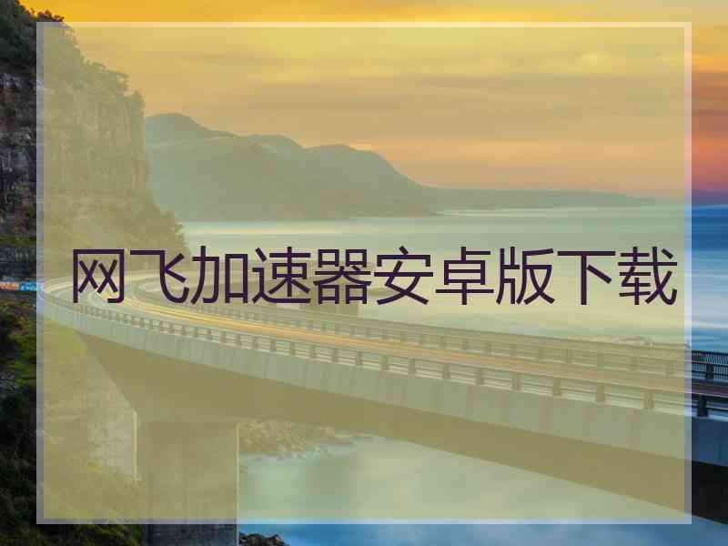 网飞加速器安卓版下载 网飞加速器安卓版下载