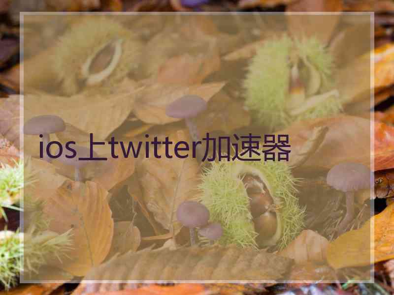 ios上twitter加速器 ios上twitter加速器