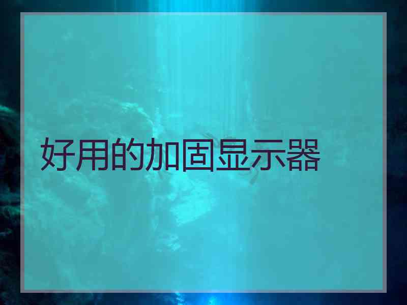 好用的加固显示器 好用的加固显示器