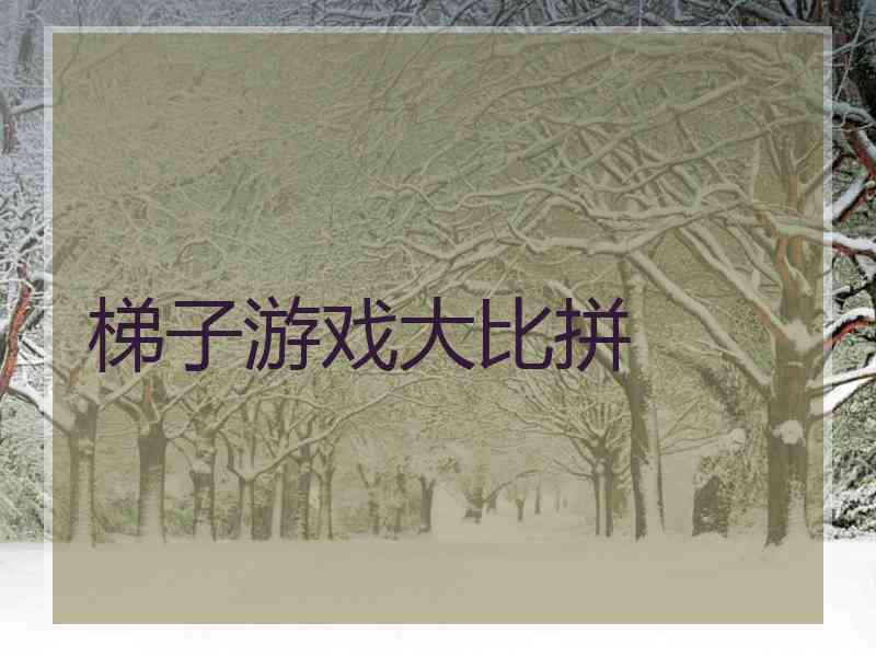 梯子游戏大比拼 梯子游戏大比拼