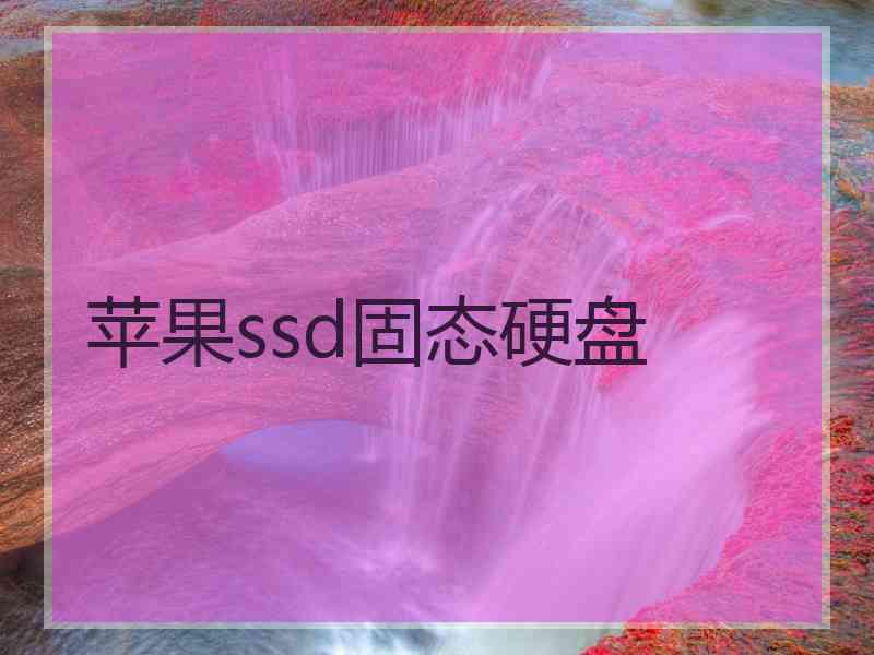 苹果ssd固态硬盘 苹果ssd固态硬盘