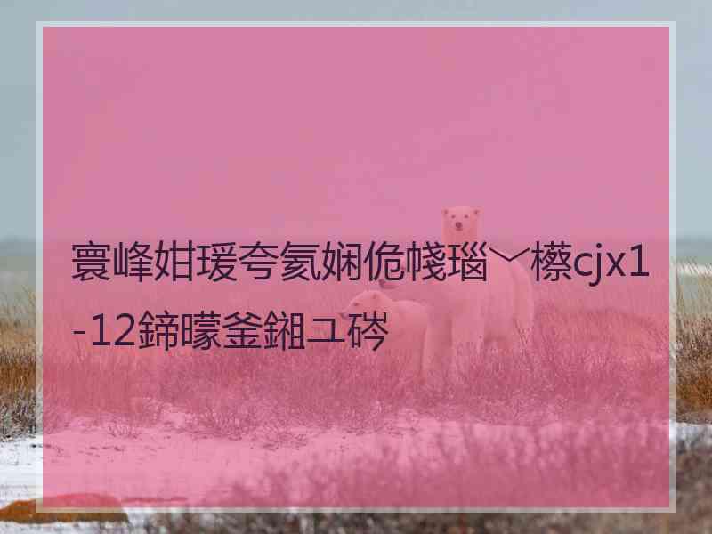 寰峰姏瑗夸氦娴佹帴瑙﹀櫒cjx1-12鍗曚釜鎺ユ硶 寰峰姏瑗夸氦娴佹帴瑙﹀櫒cjx1-12鍗曚釜鎺ユ硶