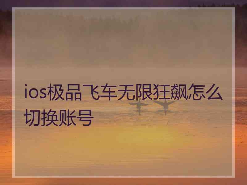 ios极品飞车无限狂飙怎么切换账号 ios极品飞车无限狂飙怎么切换账号