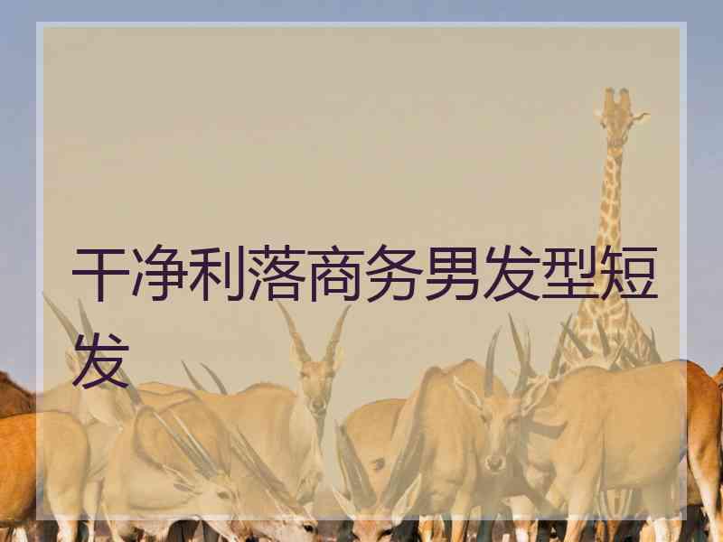 干净利落商务男发型短发 干净利落商务男发型短发