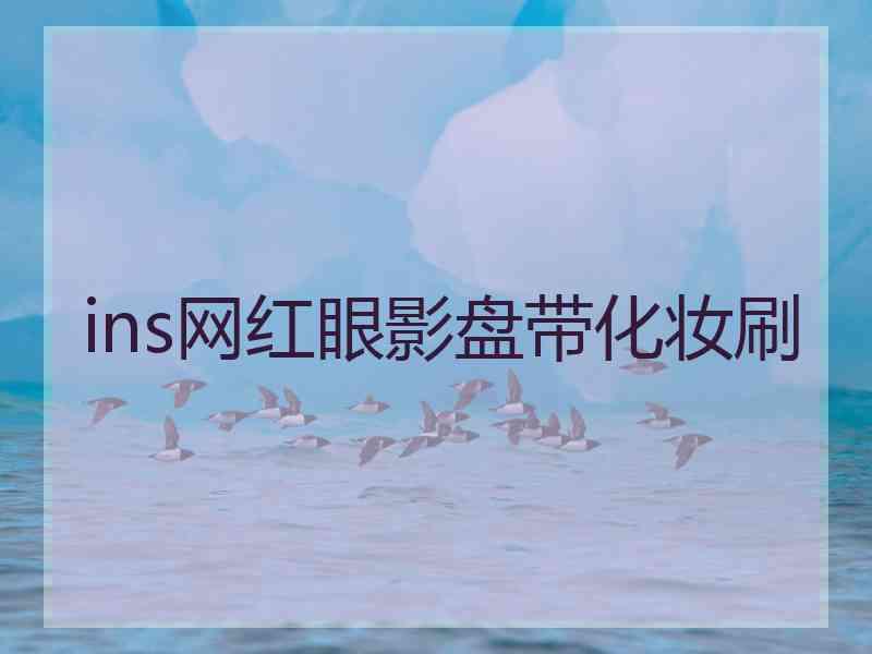 ins网红眼影盘带化妆刷 ins网红眼影盘带化妆刷
