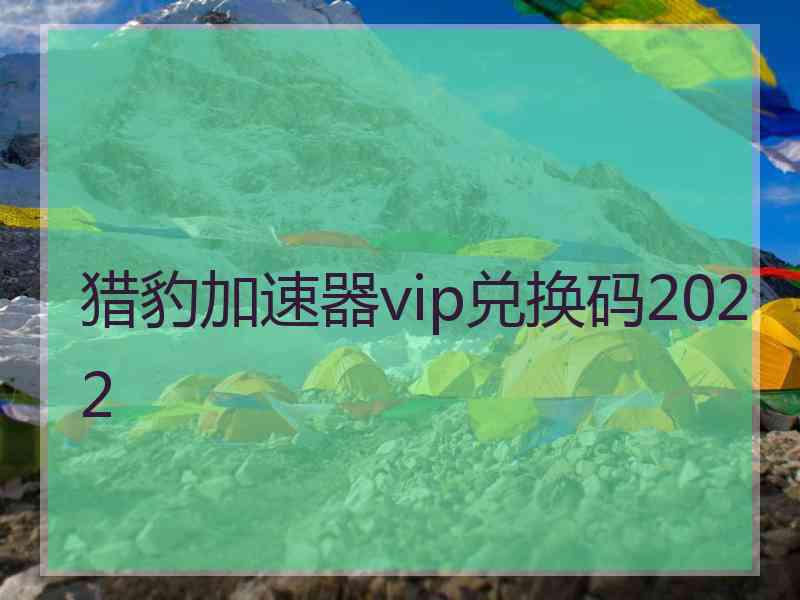 猎豹加速器vip兑换码2022 猎豹加速器vip兑换码2022