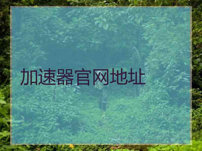 加速器官网地址 加速器官网地址