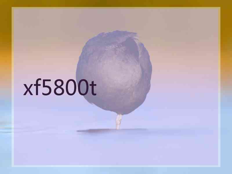 xf5800t xf5800t