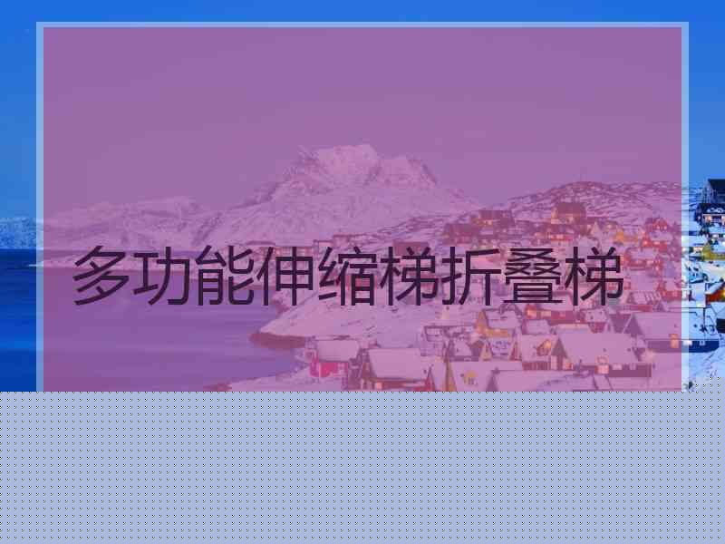 多功能伸缩梯折叠梯 多功能伸缩梯折叠梯