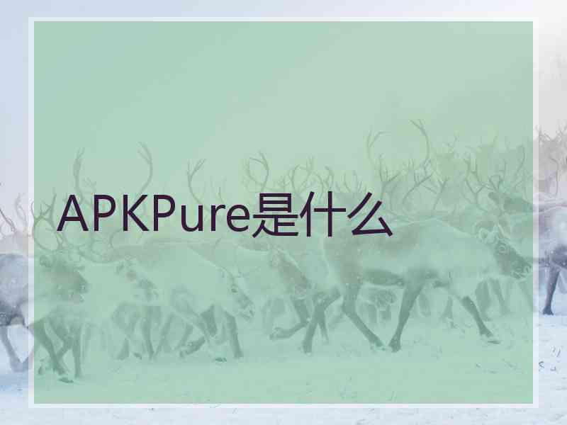 APKPure是什么 APKPure是什么