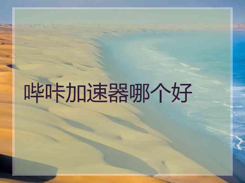 哔咔加速器哪个好 哔咔加速器哪个好