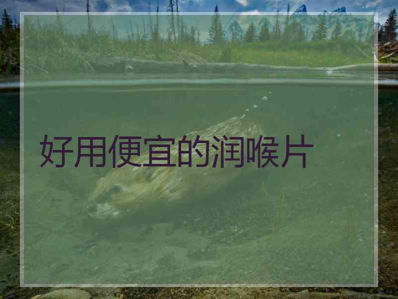 好用便宜的润喉片 好用便宜的润喉片