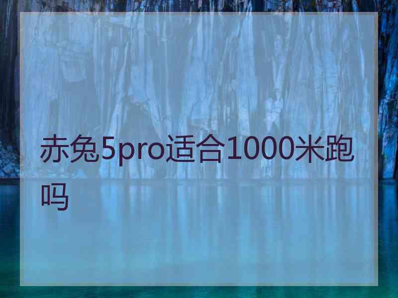 赤兔5pro适合1000米跑吗 赤兔5pro适合1000米跑吗