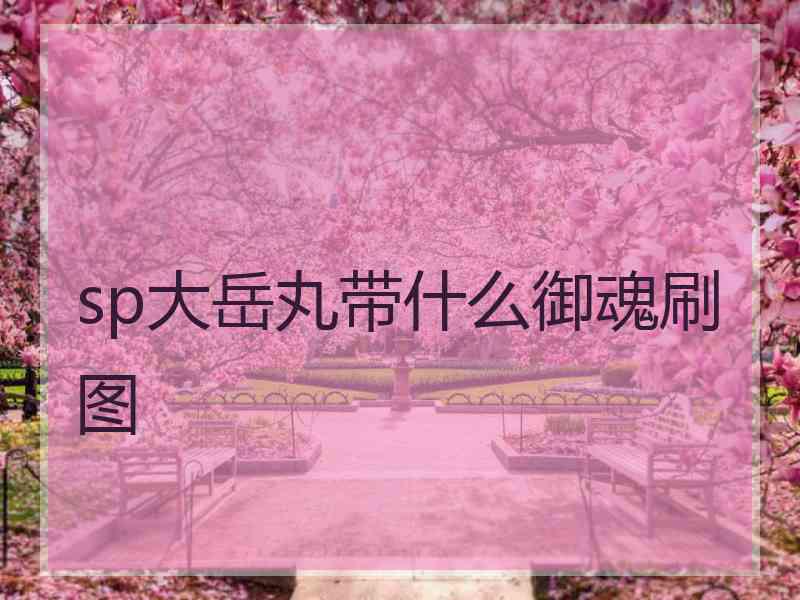 sp大岳丸带什么御魂刷图 sp大岳丸带什么御魂刷图