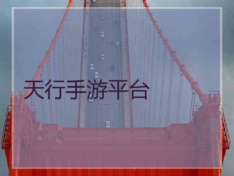 天行手游平台 天行手游平台