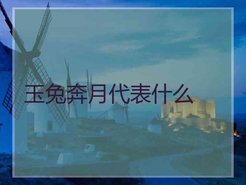 玉兔奔月代表什么 玉兔奔月代表什么