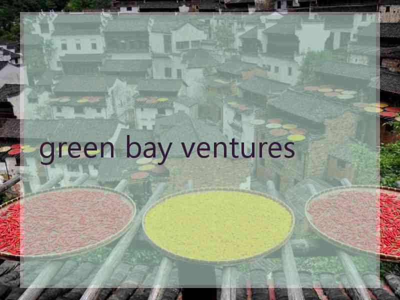 green bay ventures green bay ventures