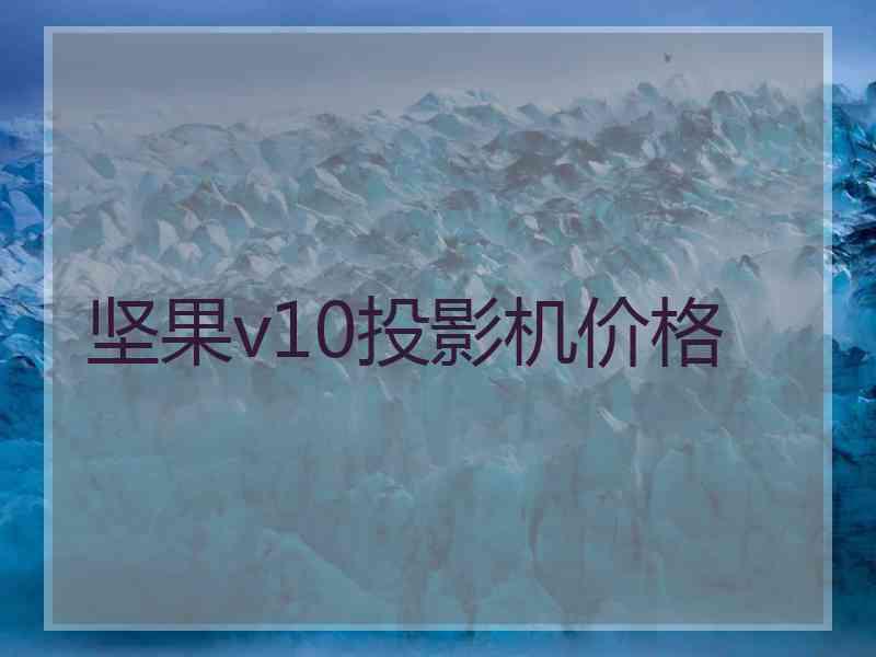 坚果v10投影机价格