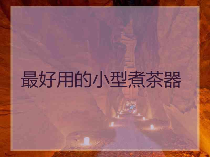 最好用的小型煮茶器