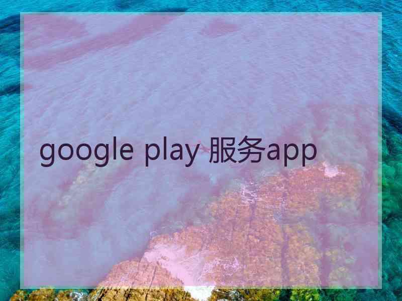 google play 服务app