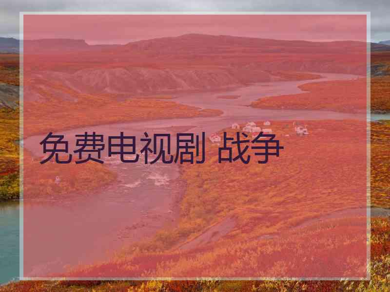 免费电视剧 战争