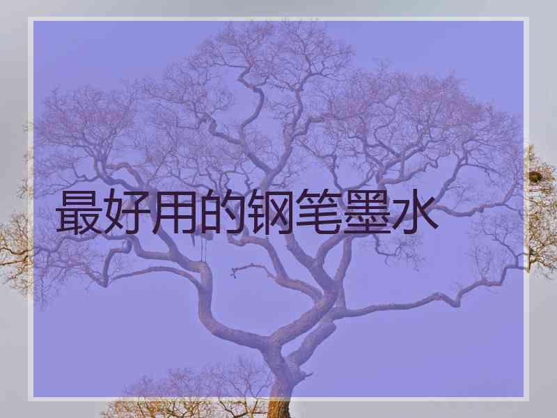 最好用的钢笔墨水