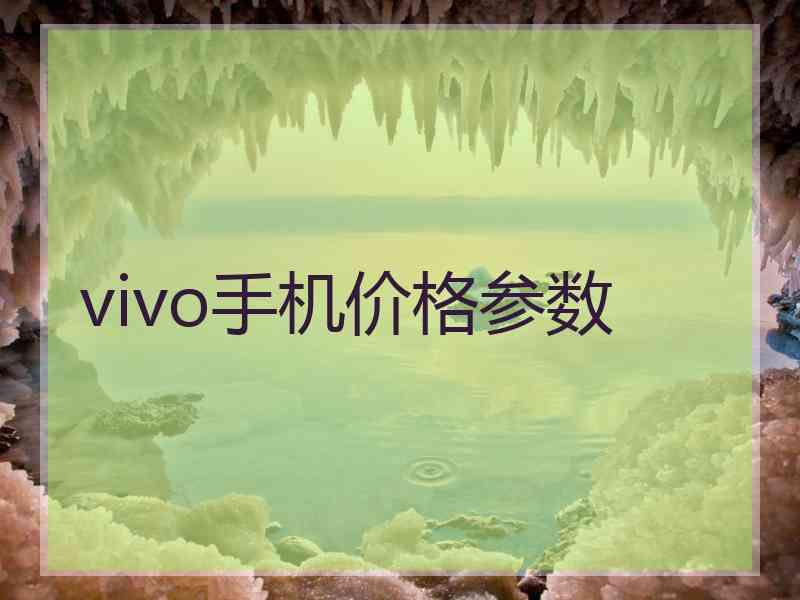vivo手机价格参数