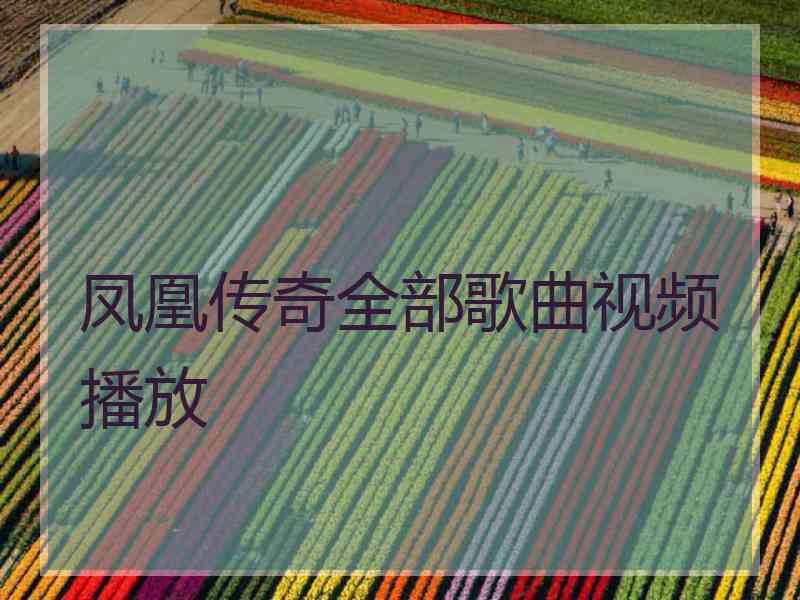 凤凰传奇全部歌曲视频播放