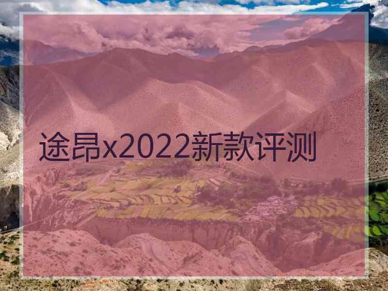 途昂x2022新款评测