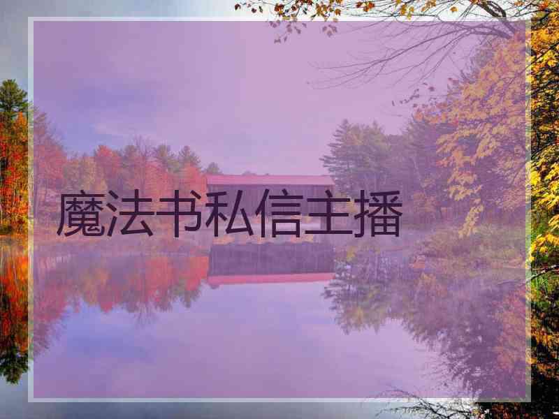 魔法书私信主播