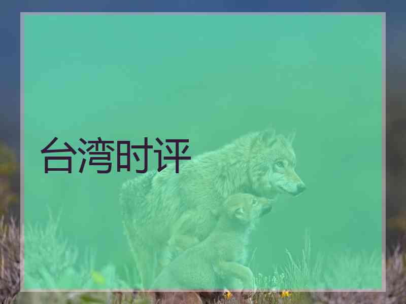 台湾时评