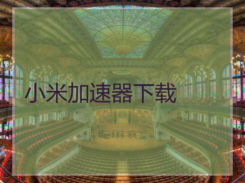 小米加速器下载
