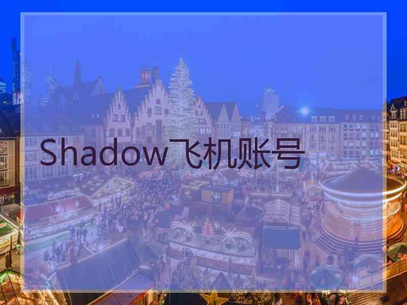 Shadow飞机账号