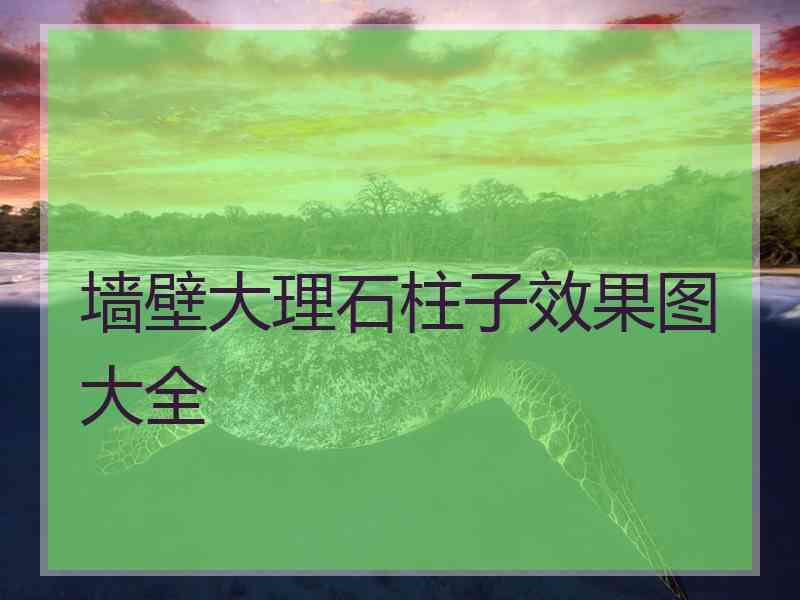 墙壁大理石柱子效果图大全