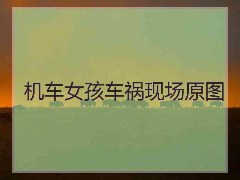 机车女孩车祸现场原图