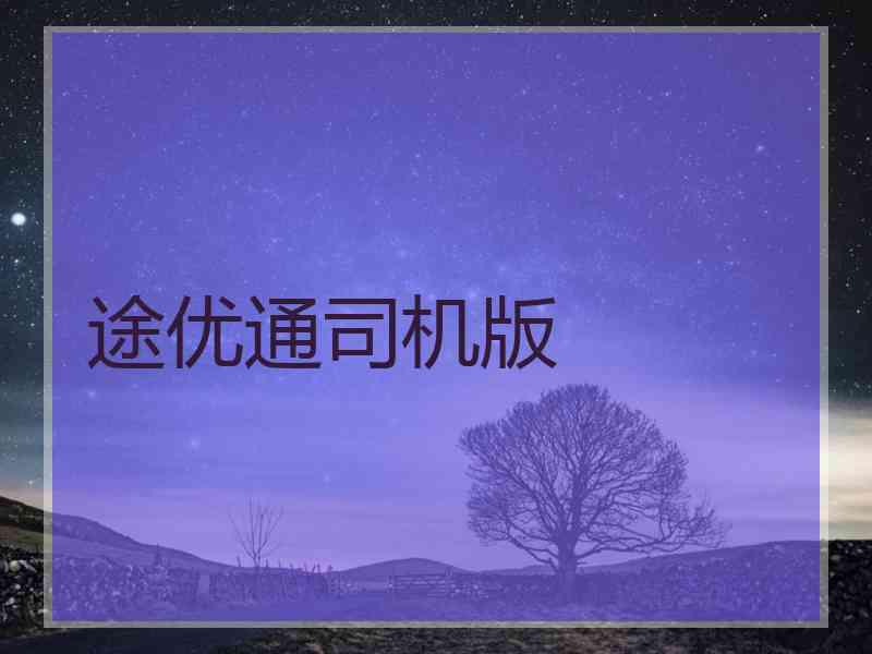 途优通司机版