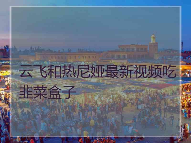 云飞和热尼娅最新视频吃韭菜盒子