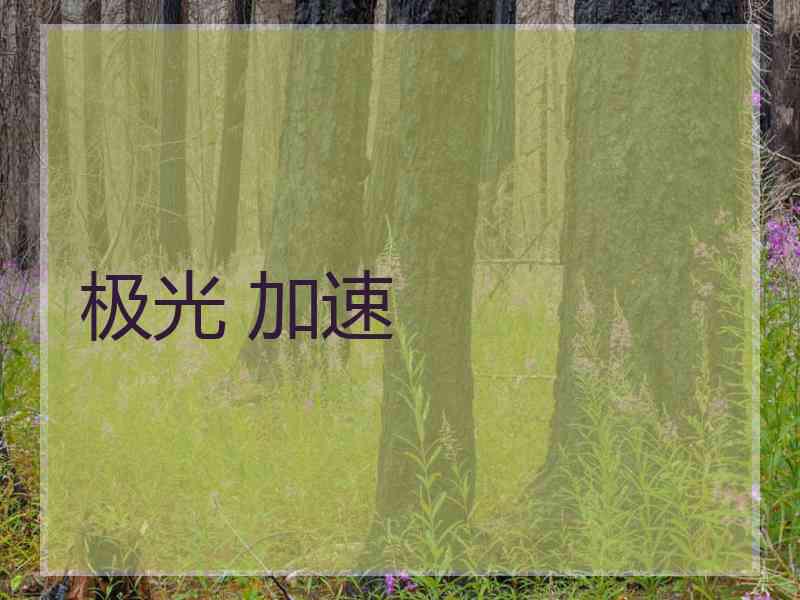 极光 加速