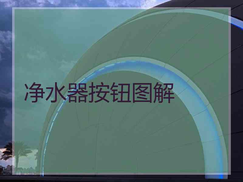 净水器按钮图解