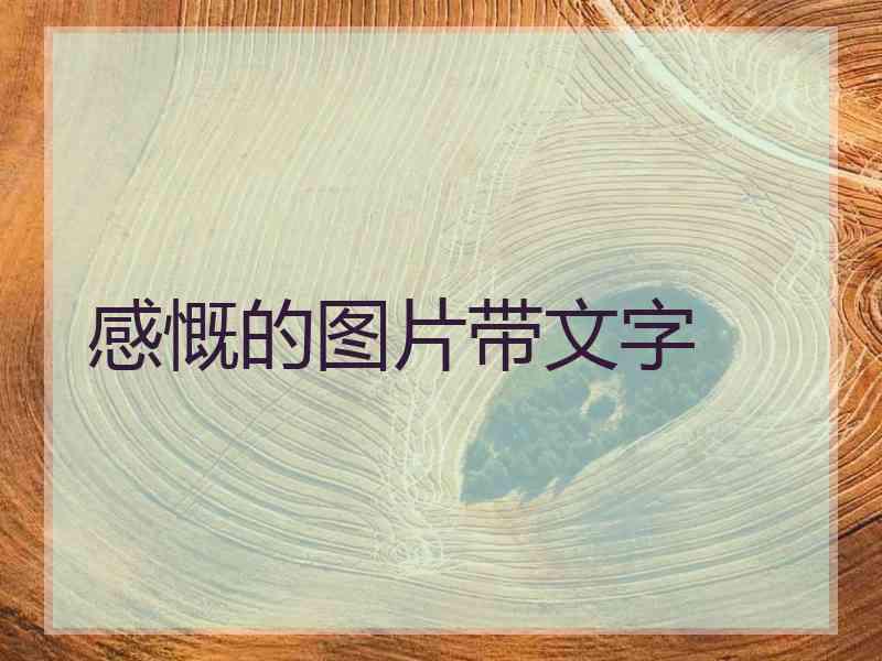 感慨的图片带文字