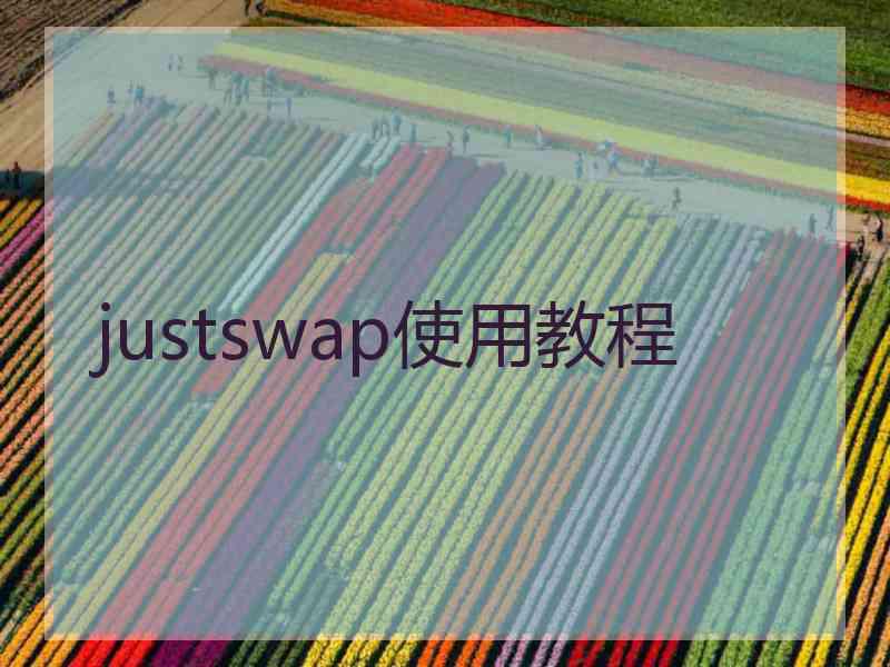 justswap使用教程