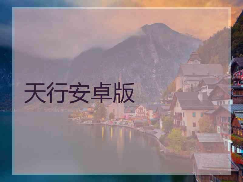 天行安卓版