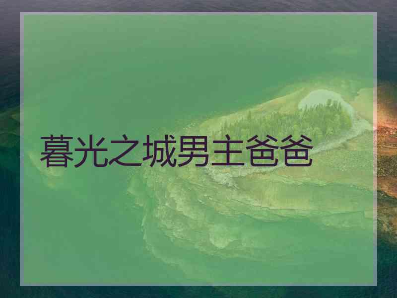 暮光之城男主爸爸