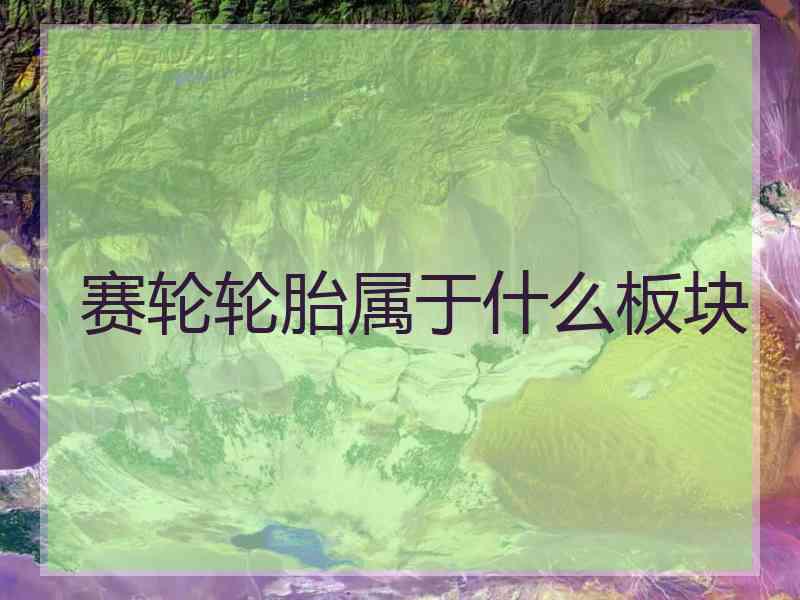 赛轮轮胎属于什么板块